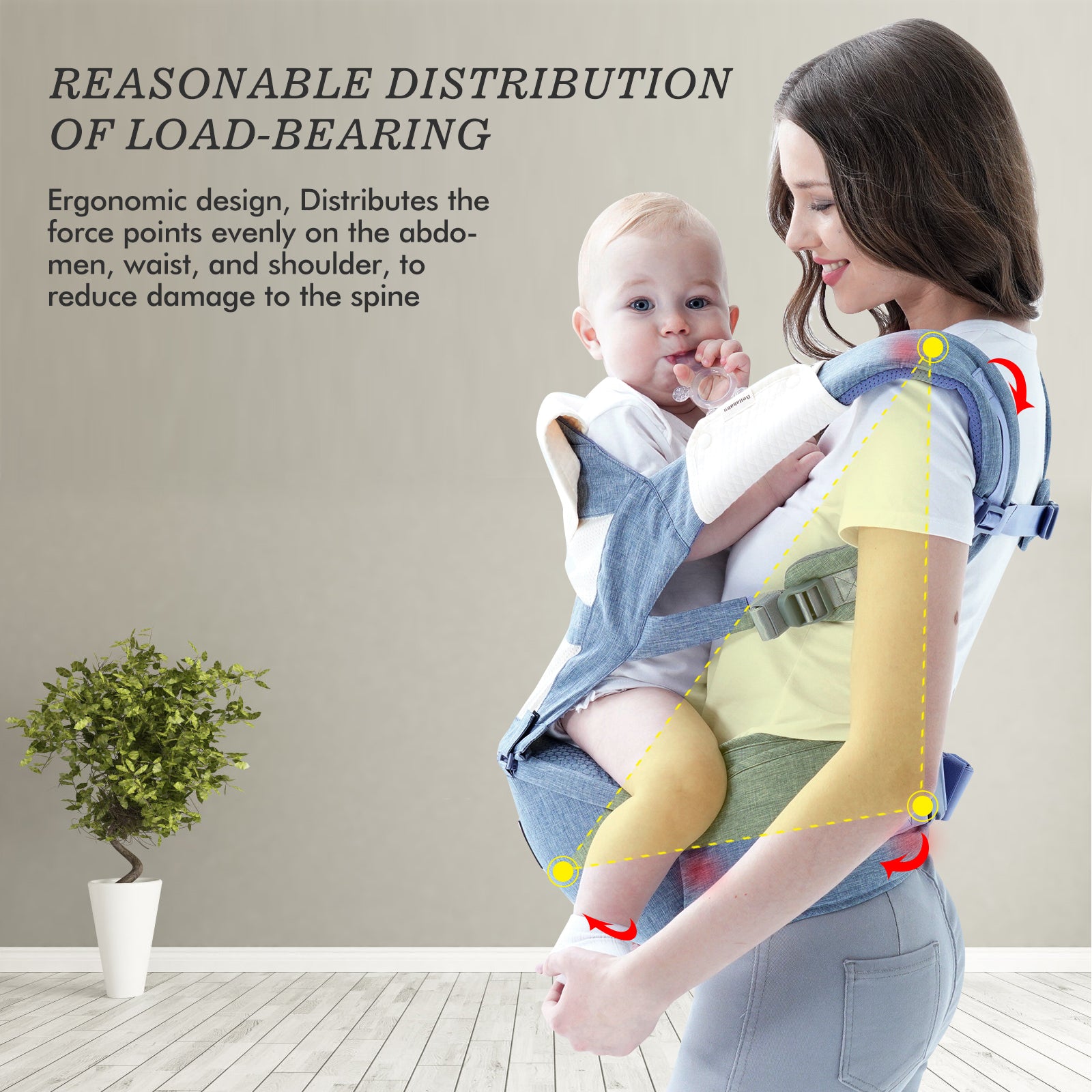 Baby carrier hip seat online