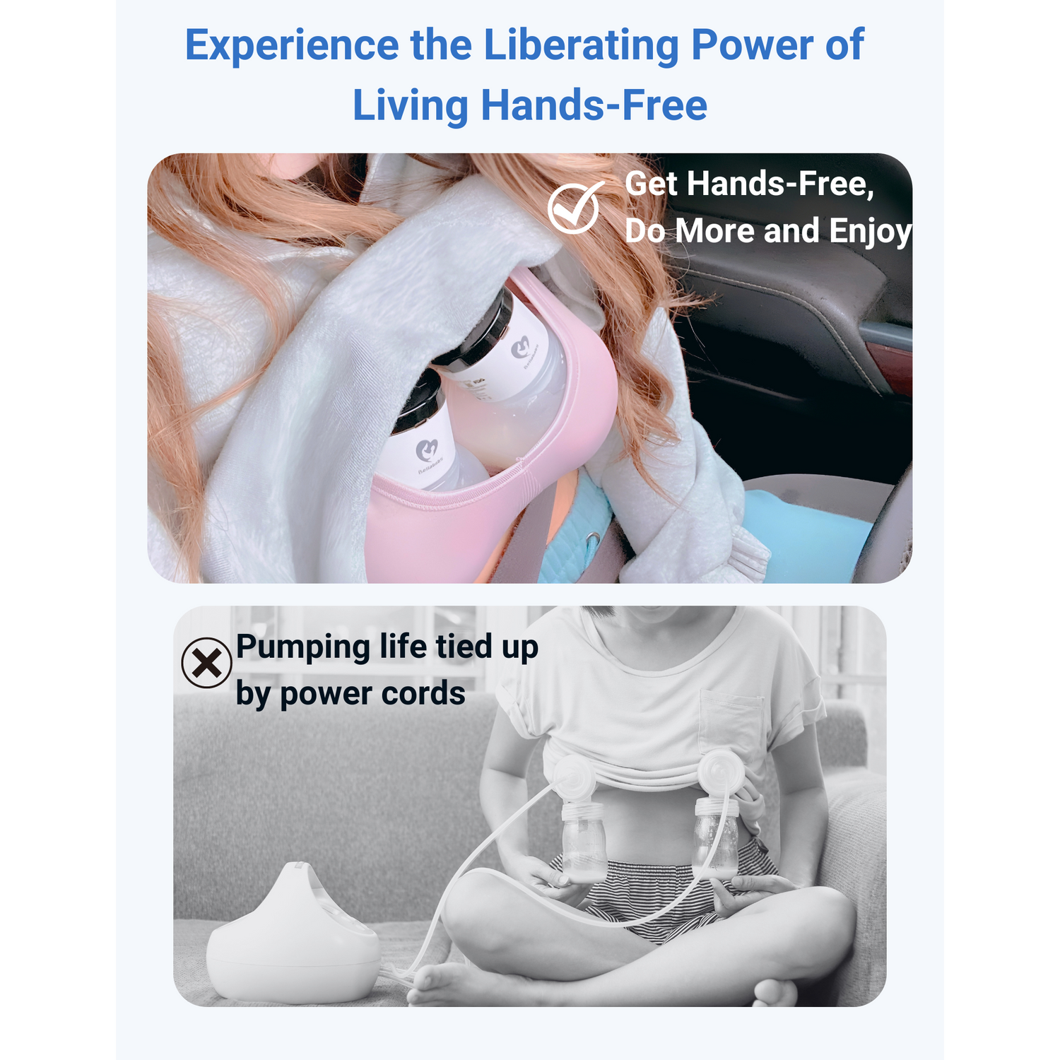 Wearable Breast Pump W40 New design hands free pumps Bellababy