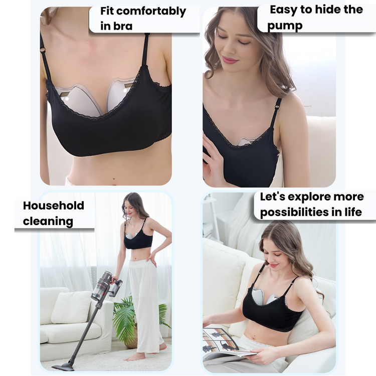 Medela 3 in 1 Nursing and Pumping Bra | Breathable, Lightweight for  Ultimate Comfort When Feeding, Electric Pumping or in-Bra Pumping, Black,  Large