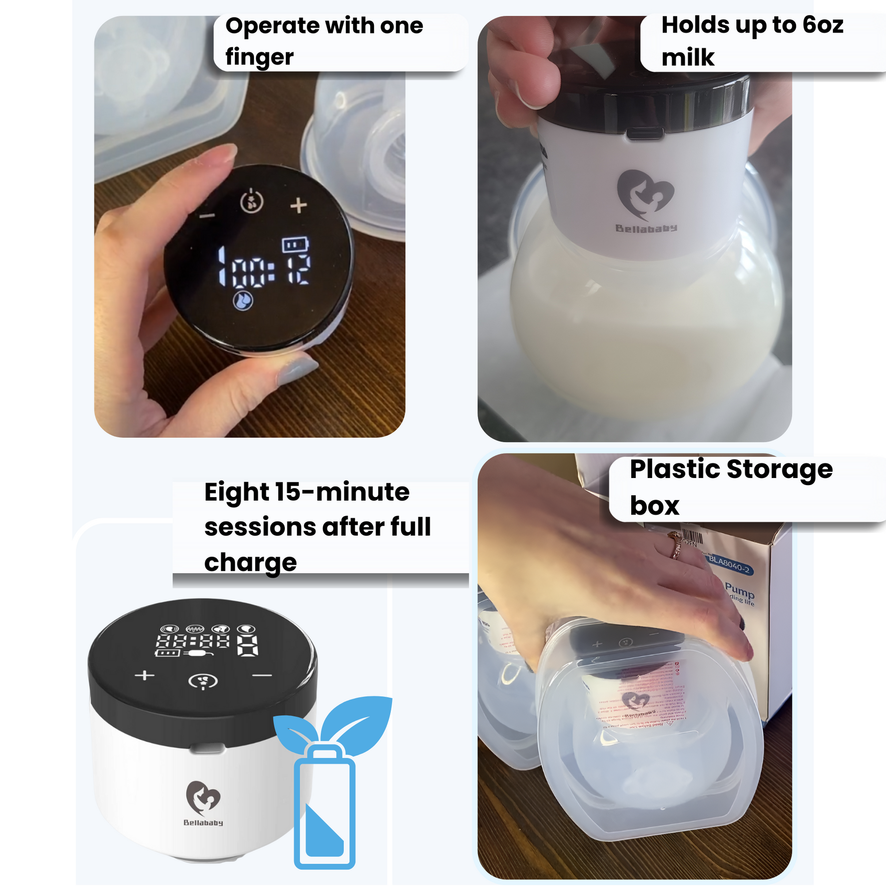 Wearable Breast Pump W40 New design hands free pumps Bellababy