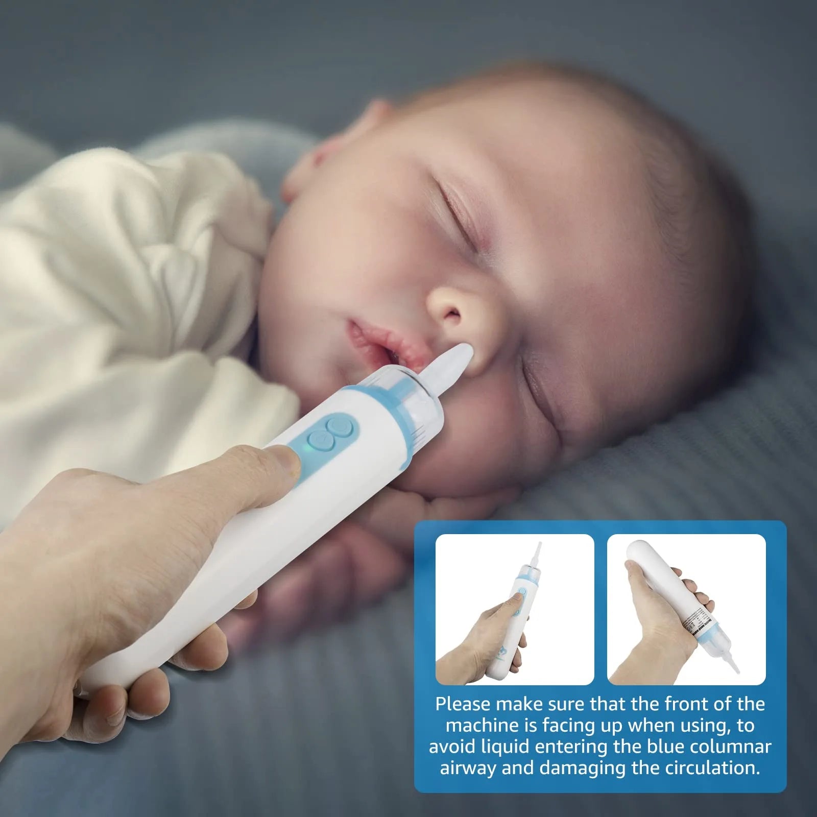 Bellababy Baby Nasal Aspirator using